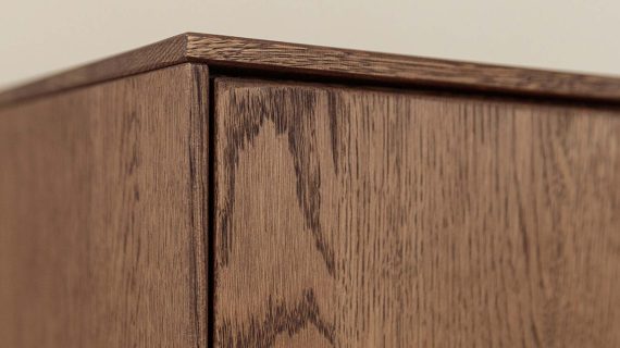 Miniaturka 2 - Nowoczesna dębowa szafka RTV 185 cm Essentia