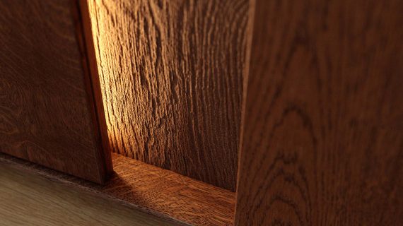 Miniaturka 15 - Szafka RTV 165 cm tabacco 4-drzwiowa Essentia