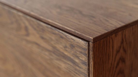 Miniaturka 11 - Nowoczesna dębowa szafka RTV 185 cm Essentia