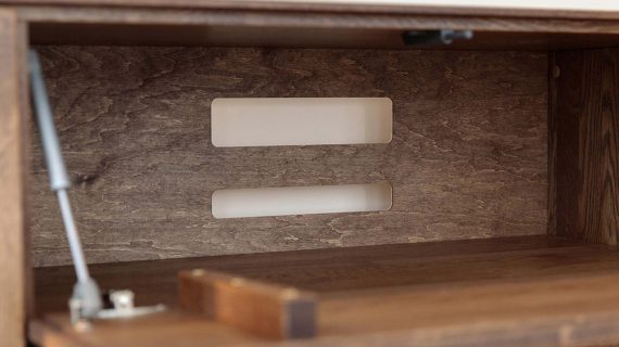 Miniaturka 8 - Szafka RTV 165 cm tabacco 2 półki Essentia