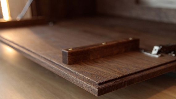 Miniaturka 3 - Szafka RTV 165 cm tabacco 4-drzwiowa Essentia