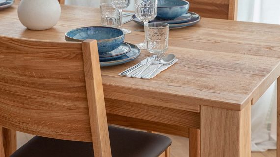 Miniaturka 3 - Skandynawski klasyczny dębowy stół Gaia