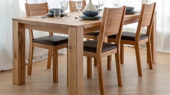 Miniaturka 9 - Skandynawski dębowy klasyczny stół Gaia