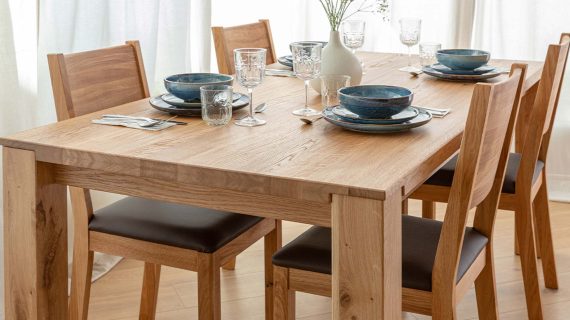 Miniaturka 10 - Skandynawski klasyczny dębowy stół Gaia