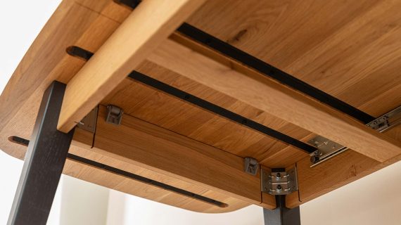 Miniaturka 12 - Minimalistyczny rozkładany dębowy stół Basic