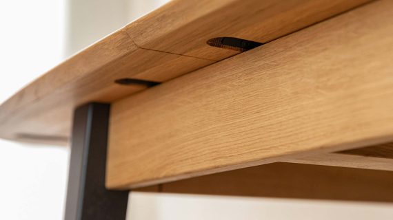 Miniaturka 13 - Minimalistyczny rozkładany dębowy stół Basic