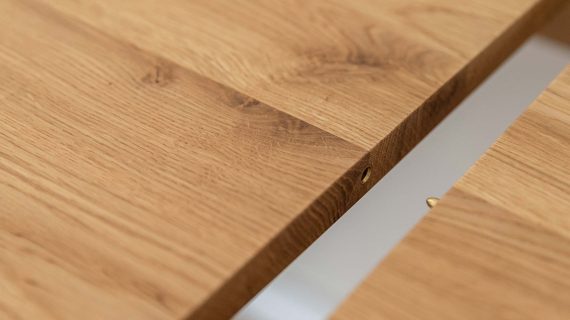 Miniaturka 4 - Minimalistyczny rozkładany dębowy stół Basic