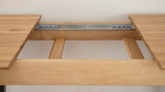 Miniaturka 9 - Minimalistyczny rozkładany dębowy stół Basic