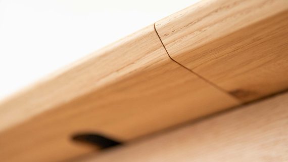 Miniaturka 2 - Klasyczny nowoczesny dębowy stół 120 cm Basic