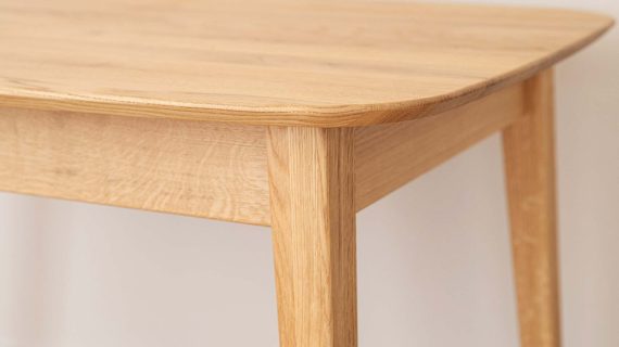 Miniaturka 11 - Klasyczny nowoczesny dębowy stół 120 cm Basic