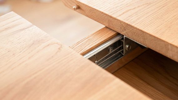 Miniaturka 13 - Klasyczny nowoczesny dębowy stół 120 cm Basic