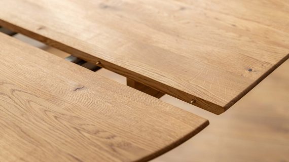 Miniaturka 8 - Klasyczny nowoczesny dębowy stół 90 cm Basic