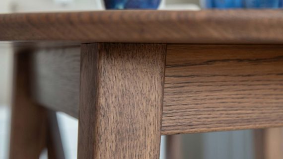 Miniaturka 2 - Dębowy stół 110 cm tabacco 210 cm Basic