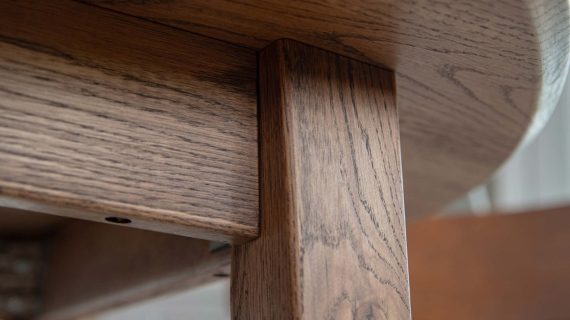 Miniaturka 3 - Dębowy stół 110 cm tabacco 210 cm Basic