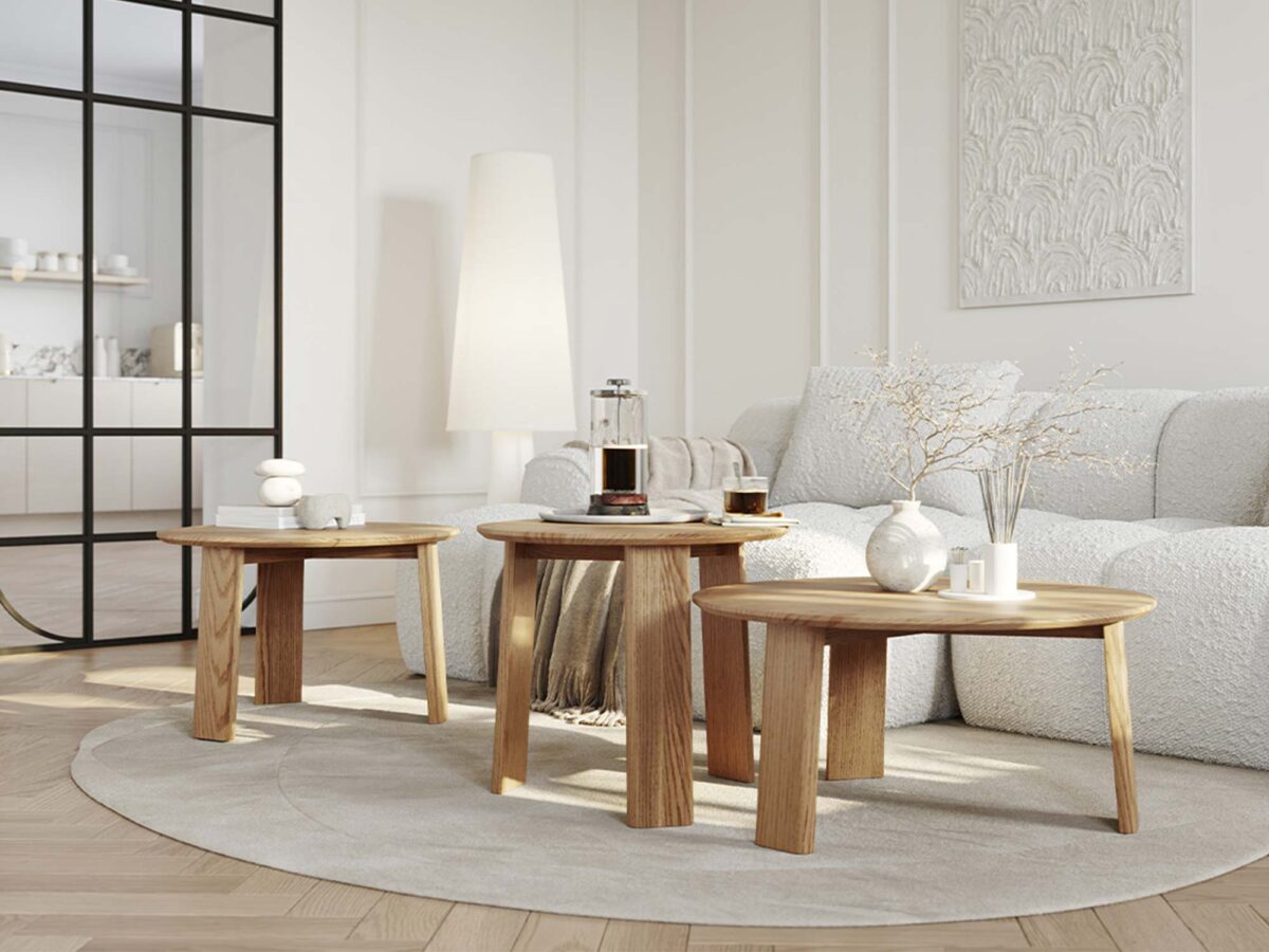 Salon Skandynawski stoliki kawowe