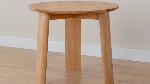 Miniaturka 2 - Nowoczesny dębowy stolik nocny Asento