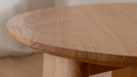 Miniaturka 5 - Nowoczesny dębowy stolik nocny Asento