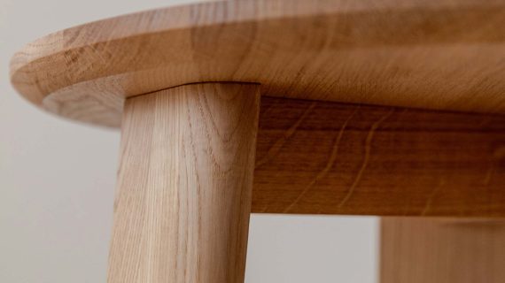 Miniaturka 6 - Nowoczesny dębowy stolik nocny Asento