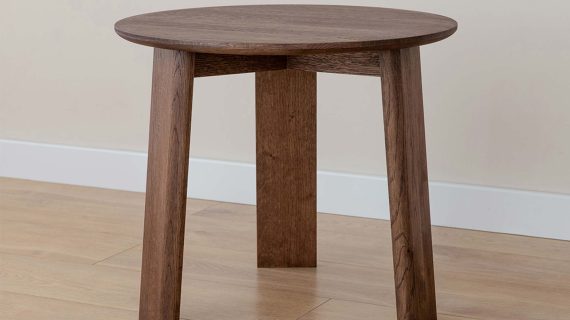 Miniaturka 2 - Klasyczny dębowy nowoczesny stolik 51 cm Asento