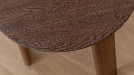 Miniaturka 5 - Klasyczny dębowy nowoczesny stolik 51 cm Asento