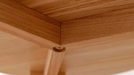 Miniaturka 10 - Nowoczesny dębowy stolik nocny Asento