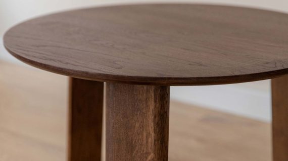 Miniaturka 3 - Klasyczny dębowy nowoczesny stolik 61 cm Asento