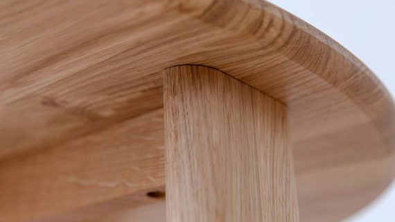 Miniaturka 6 - Klasyczny nowoczesny dębowy stolik 71 cm Asento