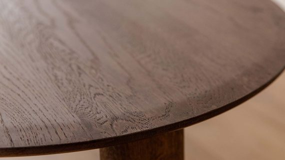 Miniaturka 3 - Klasyczny dębowy nowoczesny stolik 71 cm Asento