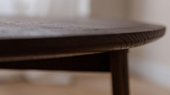 Miniaturka 6 - Klasyczny dębowy nowoczesny stolik 71 cm Asento