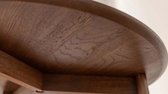 Miniaturka 8 - Klasyczny dębowy nowoczesny stolik 71 cm Asento