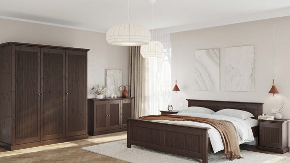 Miniaturka 8 - Elegancki nowoczesny sosnowy mebel Kalari