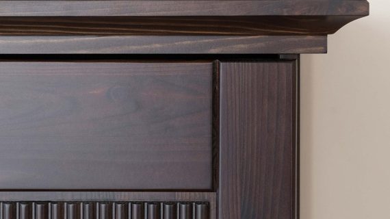 Miniaturka 2 - Sosnowa szafa 70 cm tabacco 2-drzwiowa Kalari