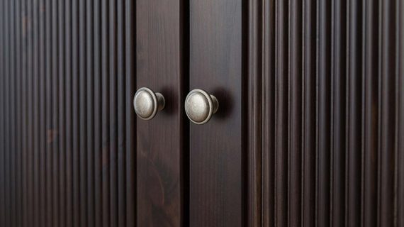 Miniaturka 5 - Nowoczesna szafa 70 cm tabacco 3-drzwiowa Kalari