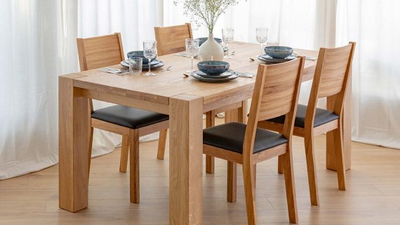 Miniaturka 13 - Praktyczny dębowy klasyczny stół Siena