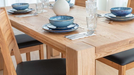 Miniaturka 2 - Drewniany klasyczny dębowy stół Siena