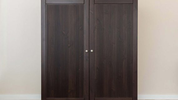 Miniaturka 11 - Nowoczesna szafa 70 cm tabacco 2-drzwiowa Kalari