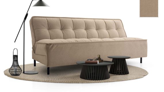 Miniaturka 16 - Sofa Loftowa Sprężyny Faliste Rozkładana Senka