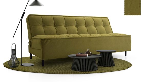 Miniaturka 15 - Sofa Loftowa Sprężyny Faliste Rozkładana Senka