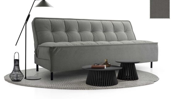 Miniaturka 11 - Sofa Loftowa Sprężyny Faliste Rozkładana Senka