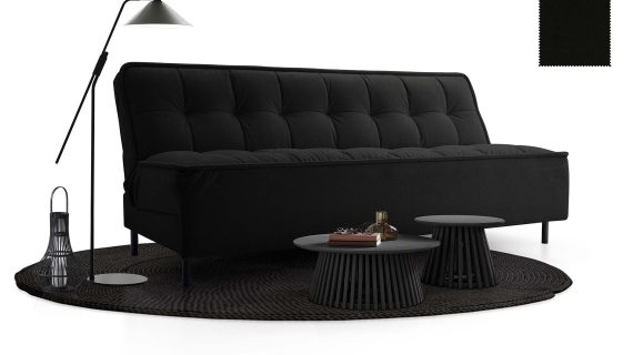 Miniaturka 10 - Sofa Loftowa Sprężyny Faliste Rozkładana Senka