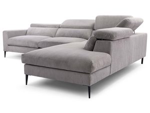 Miniaturka 3 - Narożnik Lincoln beżowy detal pikowanego siedziska