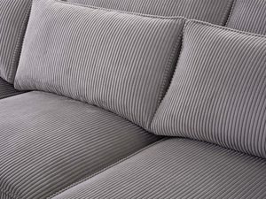 Miniaturka 20 - Pojemnik na pościel w narożniku beżowym tapicerowanym