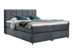 Miniaturka 5 - Nowoczesne łóżko materac kieszeniowy ozdobne przeszycia Stone