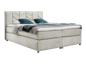 Miniaturka 7 - Nowoczesne łóżko materac kieszeniowy ozdobne przeszycia Stone