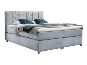 Miniaturka 8 - Nowoczesne łóżko materac kieszeniowy ozdobne przeszycia Stone