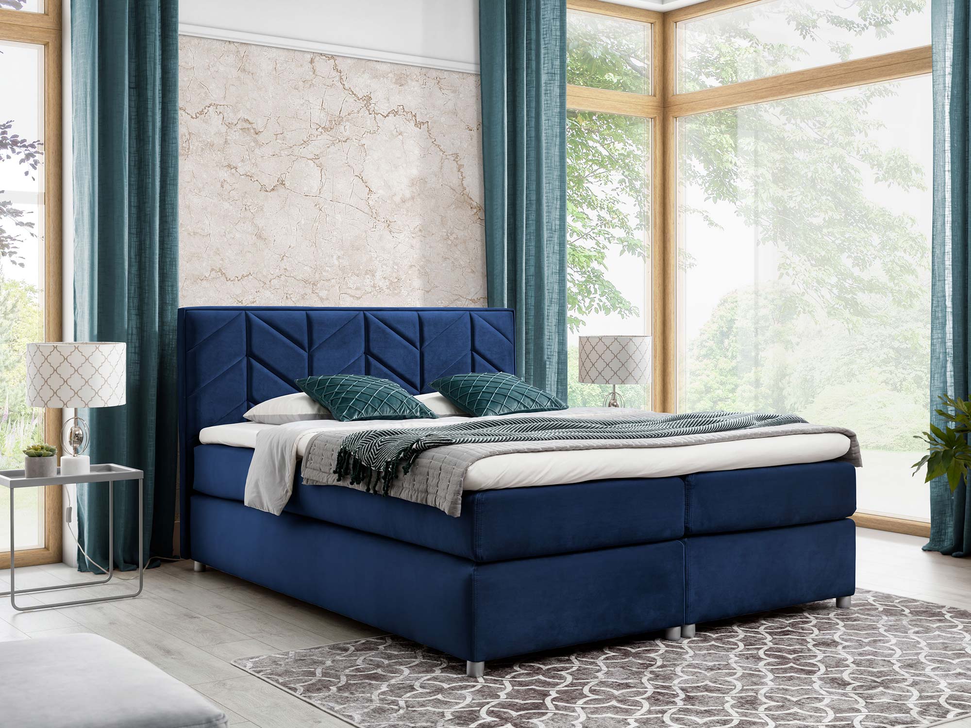 Jodła-łózko-FRENCH-VELVET-671