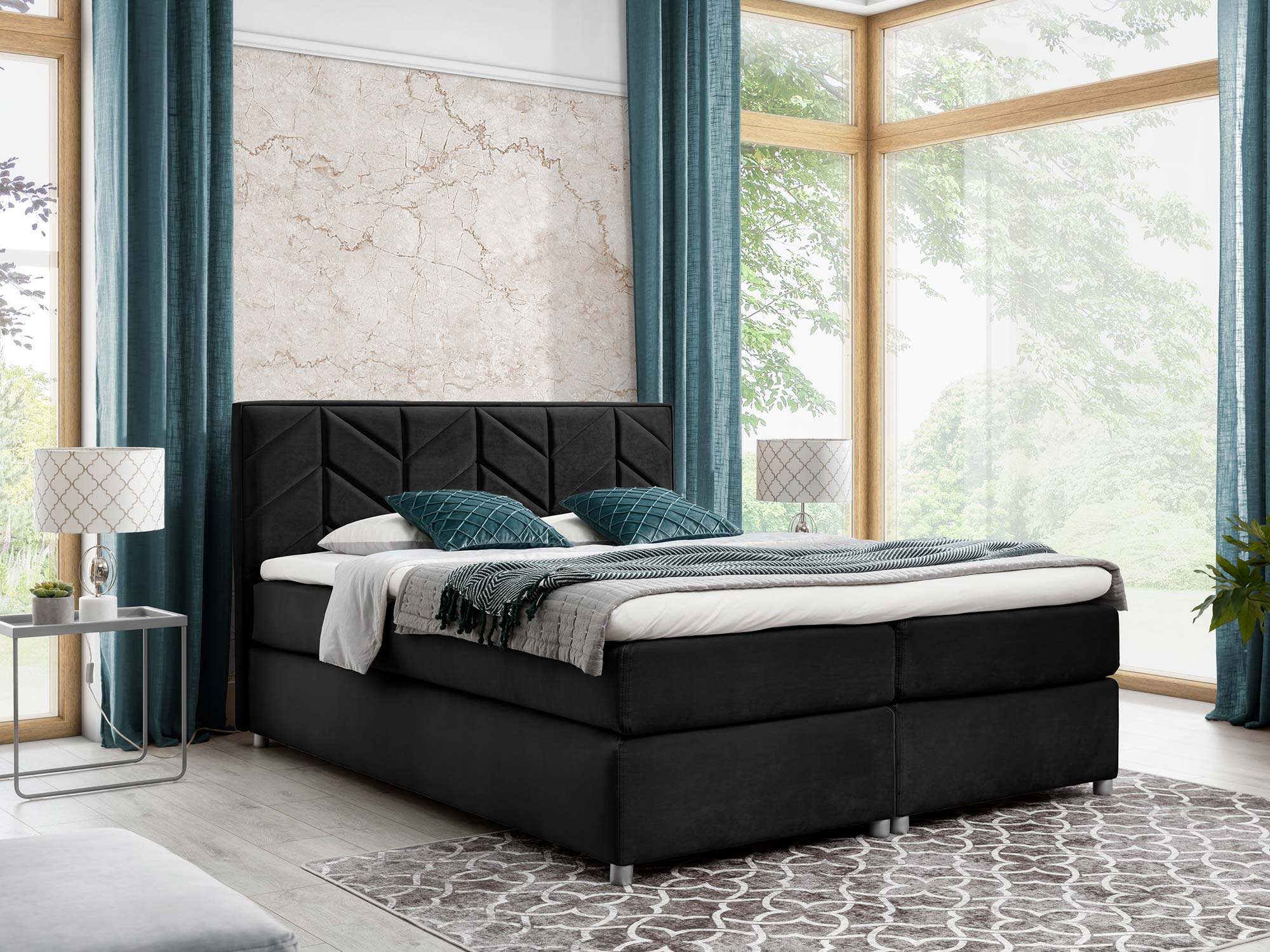 Jodła-łózko-FRENCH-VELVET-685