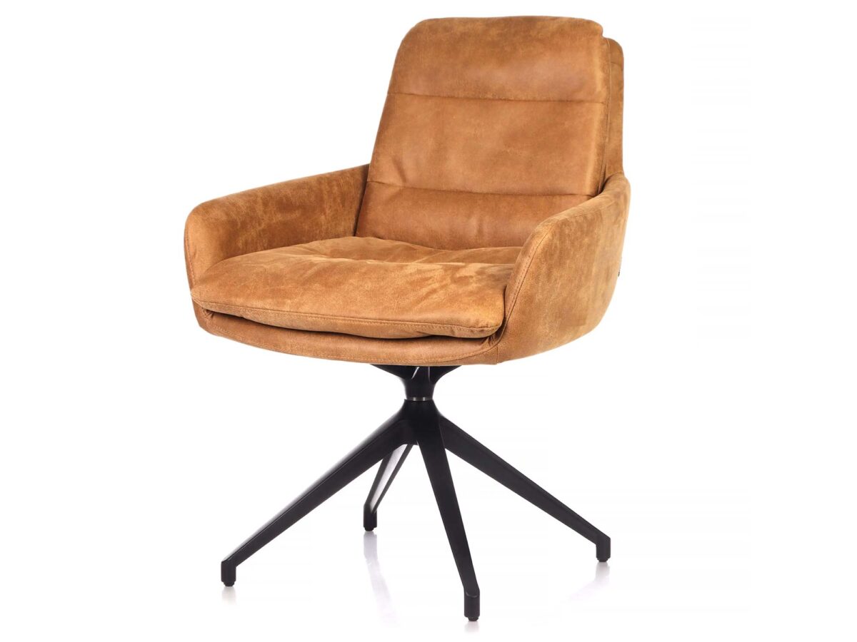 Loftowy fotel tapicerowany aluminiowy Balea