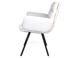 Miniaturka 2 - Loftowy fotel tapicerowany Herla ARMCHAIR METAL LEGS