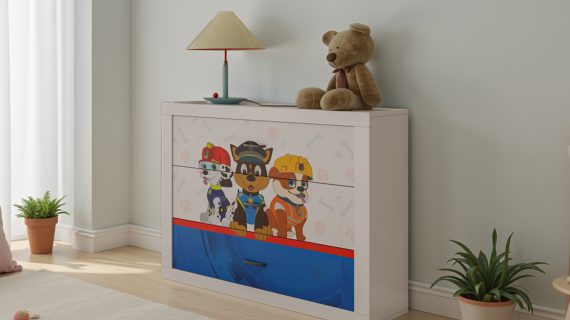 Miniaturka 13 - Komoda Leo grafika dziecięca z nadrukiem bajkowym